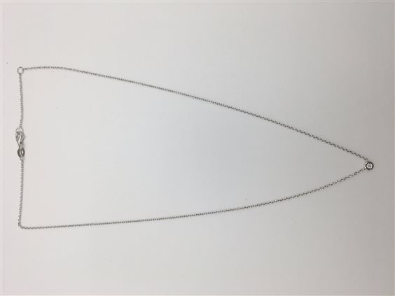 Collana Soma Gioielli Donna Punto Luce Diamante Taglio Brillante in Oro Diamante 0.04 Ct SON GIR OB/BR0.04 G SI - SON GIR OB/BR0.04 G SI